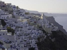 isola di santorini in grecia foto