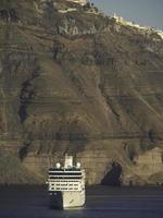 isola di santorini in grecia foto