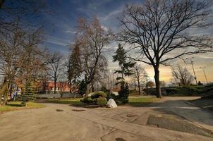 parco nella città di klodzko in polonia foto