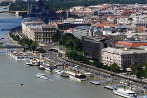 budapest è la capitale e la città più grande dell'Ungheria. foto