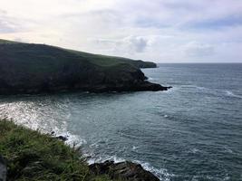 una veduta di port isaac in cornovaglia foto