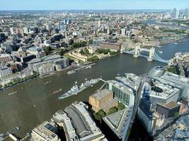 una veduta aerea di londra foto