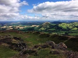 una vista delle colline del Caradoc nello Shropshire foto