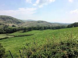 una vista del distretto dei laghi in cumbria vicino a coniston foto