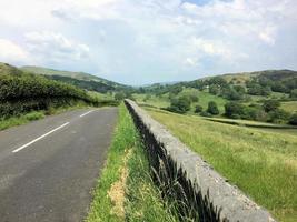 una vista del distretto dei laghi in cumbria vicino a coniston foto