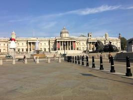 Londra nel Regno Unito nel settembre 2020. una vista di Trafalgar Square foto