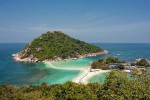 koh nang yuan vicino all'isola di koh tao, tailandia foto