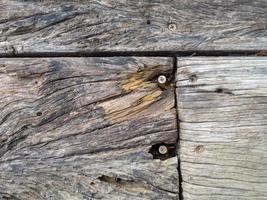 foto full frame di vecchio fondo di legno naturale