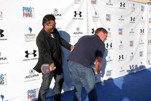 los angeles, 4 settembre - george lopez al ping pong 4 scopo evento di beneficenza al Dodger Stadium il 4 settembre 2014 a los angeles, ca foto