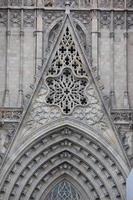 cattedrale gotica a Barcellona foto