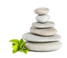 equilibrio di ciottoli zen. concetto di spa e assistenza sanitaria.