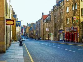 hdr royal mile a edimburgo foto