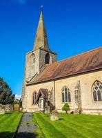 hdr chiesa di st mary magdalene a tanworth in arden foto