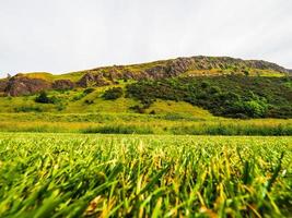 hdr arthur's seat a edimburgo foto