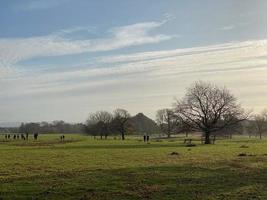 una vista della campagna del Cheshire vicino a Knutsford foto