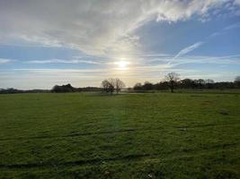 una vista della campagna del Cheshire vicino a Knutsford foto