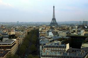 skyline di Parigi foto