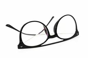occhiali da vista classici con montatura nera foto
