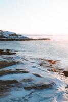 inverno in spiaggia foto