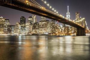 New York di notte foto