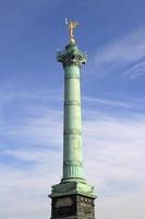 colonna di luglio sul posto della Bastiglia, Parigi, Francia.