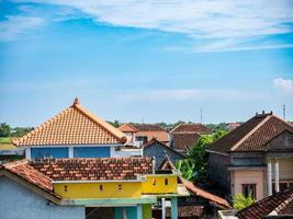 una foto della vista del villaggio dall'ultimo piano