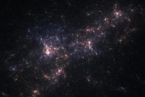 rendering 3d di struttura della galassia. cosmo, sfondo della nebulosa spaziale nello stile futuristico della scienza e della tecnologia foto