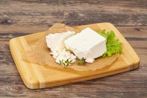 feta tradizionale greca a pasta molle foto