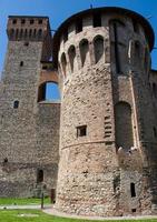 antico castello medievale di vignola, la rocca di vignola. modena, italia. foto