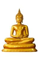 immagine di buddha su sfondo bianco isolare foto