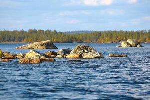 Lago Inari in Finlandia. foto