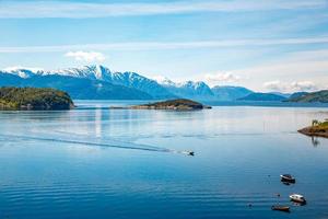 bellissima natura norvegia. foto