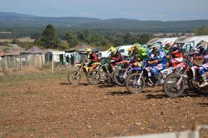 gara di motocross 24 settembre 2017 saint christol, francia foto