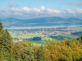 vista panoramica in baviera, germania foto