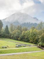 vista panoramica in baviera, germania foto