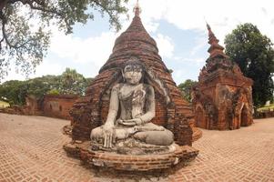 yadana hsemee pagoda complex in myanmar.