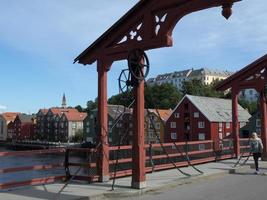Trondheim in Norvegia foto