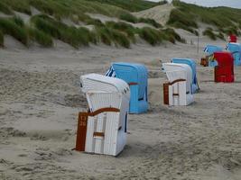 juist isola nel mare del nord foto