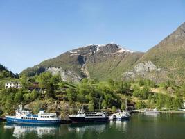 il villaggio di flam in norvegia foto