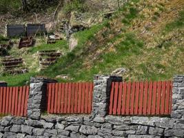 il villaggio di flam in norvegia foto