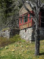 il villaggio di flam in norvegia foto