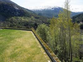 il villaggio di flam in norvegia foto