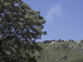 isola di sicilia con la città di palermo foto