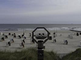 isola di wangerooge nel mare del nord foto