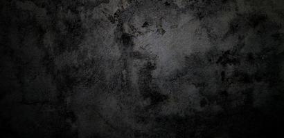 cemento nero grigio scuro per lo sfondo. priorità bassa di struttura di cemento di pietra nera foto