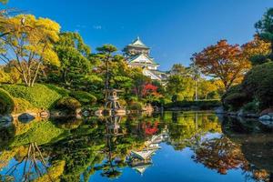 castello di osaka a osaka foto