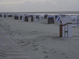 l'isola Spiekeroog nel Mare del Nord foto