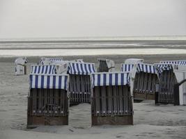 l'isola Spiekeroog nel Mare del Nord foto