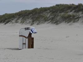 spiekeroog nel mare del nord foto