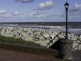 isola di wangerooge nel mare del nord foto